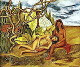 Frida Kahlo Two Nudes in the Forest painting